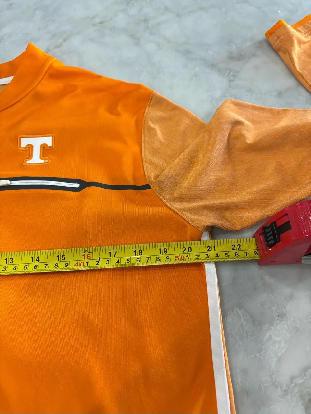 Nike Tennessee Volunteers Dri-FIT Quarter-Zip Pullover Orange Mens Medium